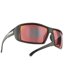 Solbriller Bliz Drift Sportsbriller black smoke med red multi linse