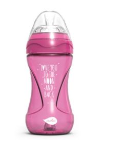 Nuvita Baby Bottle Anti Kolikk Mimic Cool! Størrelse 250 ml i lilla